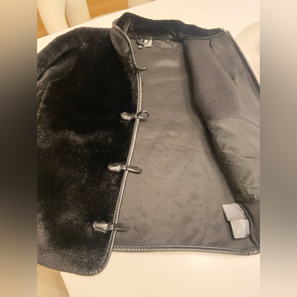 H&M Black Teddy Jacket with Toggle Closures - Picture 5 of 8